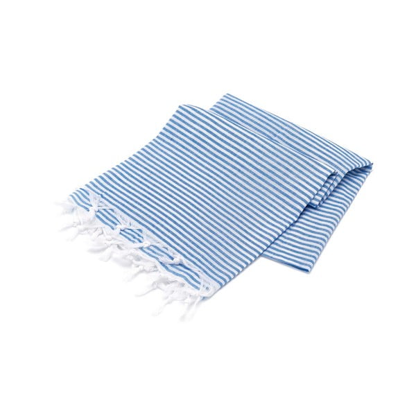 Niebieski ręcznik, 180x100 cm