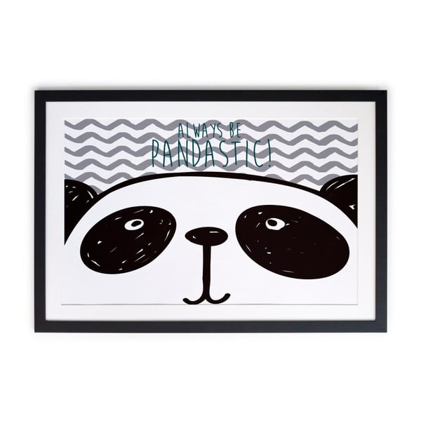 Obraz w ramie Little Nice Things Pandastic, 50x40 cm