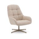 Beżowy obrotowy fotel Jaspe – Kave Home