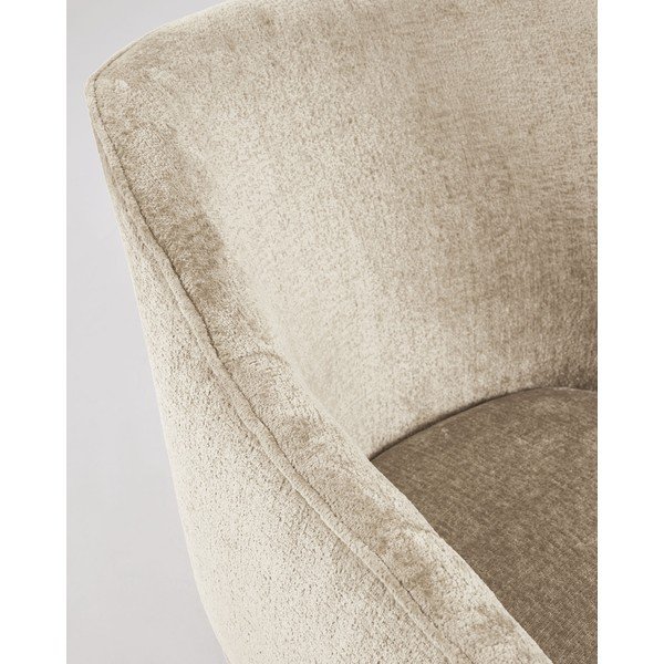 Beżowy fotel Bobly − Kave Home-image-1