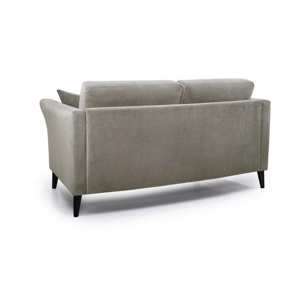 Beżowa aksamitna sofa Scandic Eden, 165 cm-image-3
