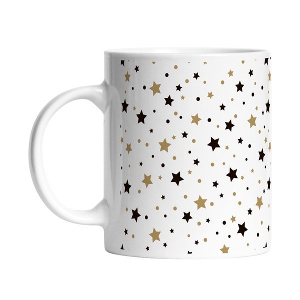 Biały ceramiczny kubek ze świątecznym motywem 330 ml – Butter Kings-image-1