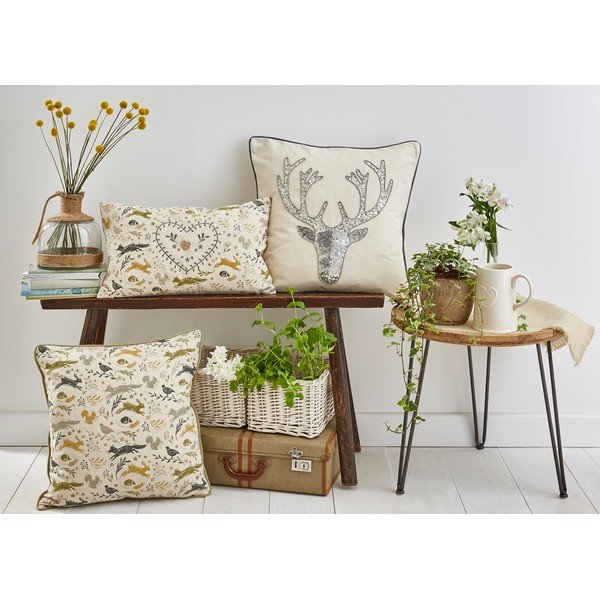 Bawełniana poduszka Cooksmart ® Woodland, 45x45 cm-image-1
