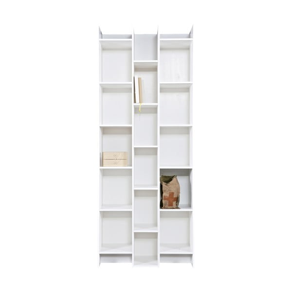 Biała biblioteczka WOOOD Grenen, moduł postawowy