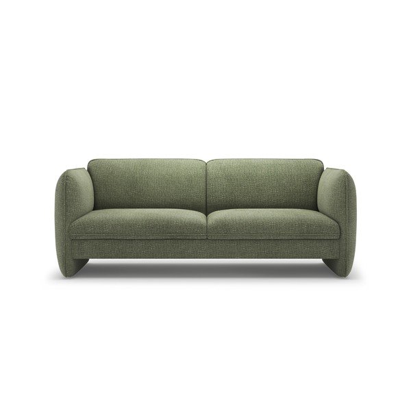 Zielona sofa z tkaniny szenilowej 204 cm Georgia – Micadoni 