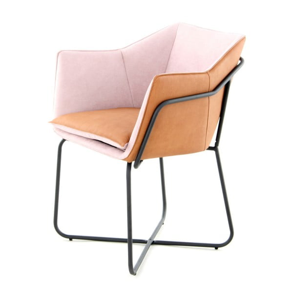Fioletowo-różowe krzesło 360 Living Miretta