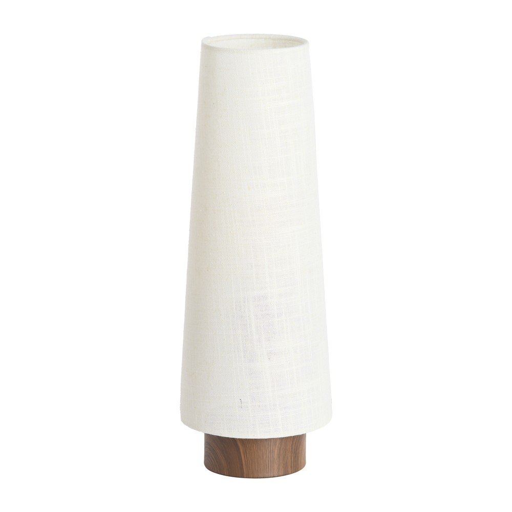 Kremowa metalowa lampa stołowa z tekstylnym kloszem (wysokość 42 cm) Howie – Light & Living
