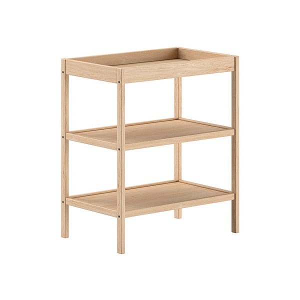 Przewijak z litego drewna bukowego w naturalnym kolorze Dino – Vipack