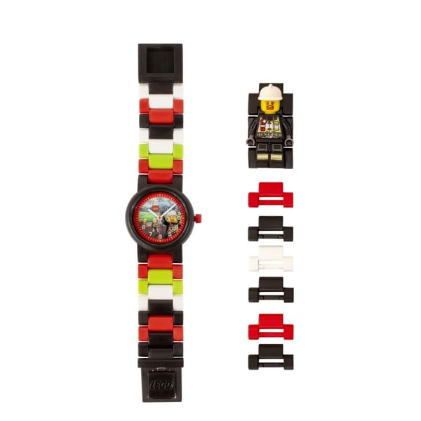 Zegar dziecięcy z figurką LEGO® City Firefighter