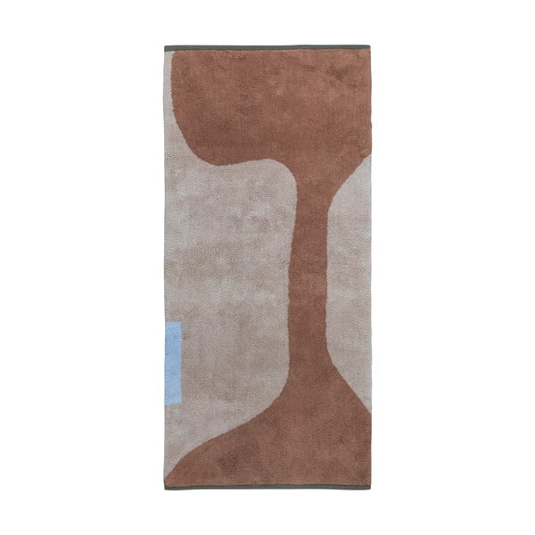 Ceglasto-beżowy bawełniany chodnik odpowiedni do prania 70x150 cm Figura – Mette Ditmer Denmark