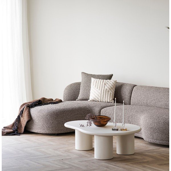 Jasnoszary stolik 80x120 cm Palmera – House Nordic-image-1