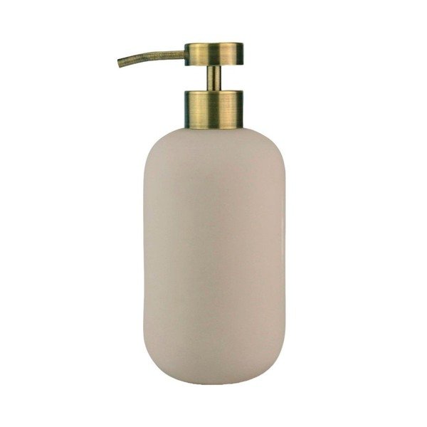Kremowy ceramiczny dozownik do mydła 200 ml Lotus – Mette Ditmer Denmark