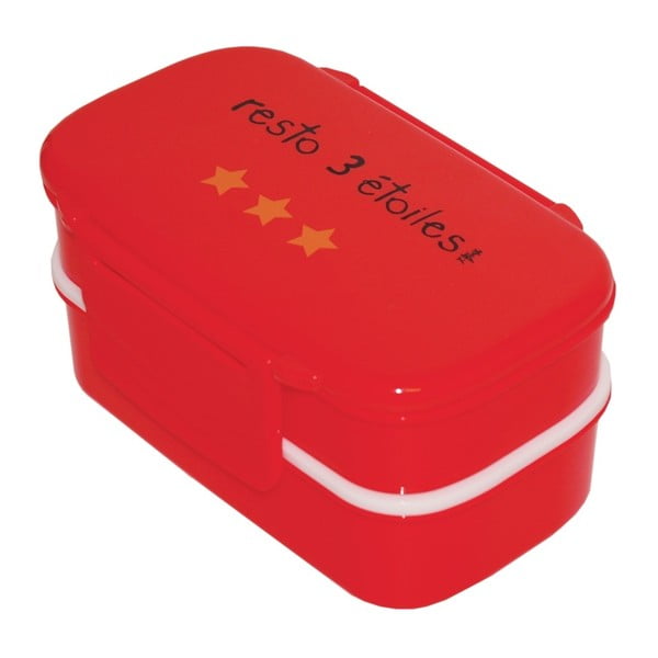 Czerwony pojemnik na lunch Incidence Basics, 20x13,5 cm
