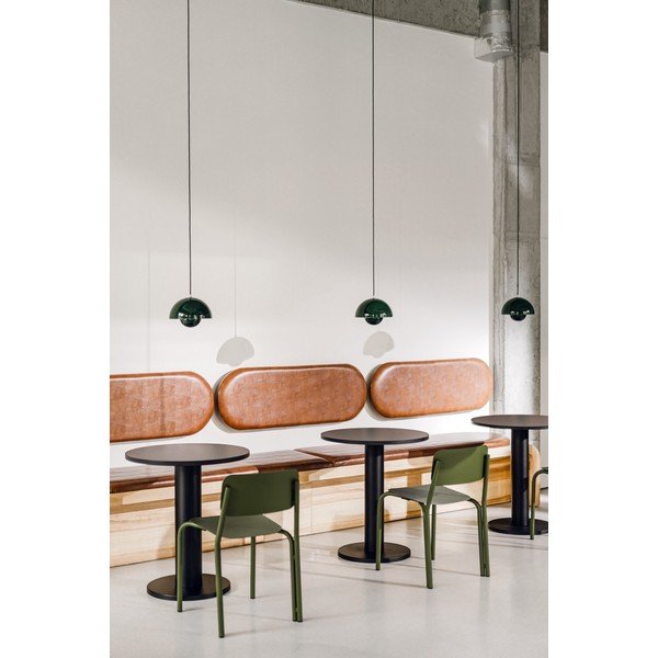 Okrągły stół z blatem w dekorze dębu ø 65 cm Sool – noo.ma-image-3