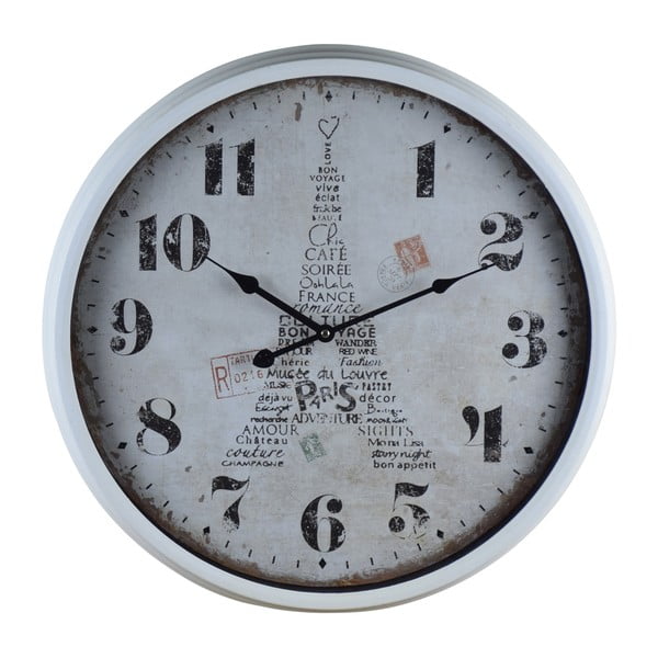 Zegar naścienny Eiffel in Paris, 51 cm