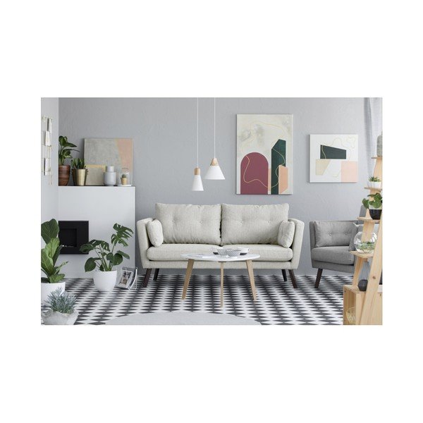 Jasnobeżowa sofa 3-osobowa Mazzini Sofas Elena-image-2