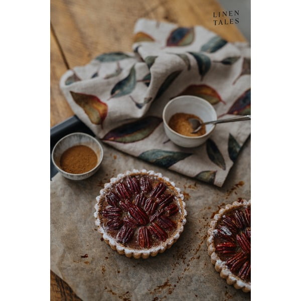 Lniana ścierka 65x65 cm Golden Fall – Linen Tales-image-4