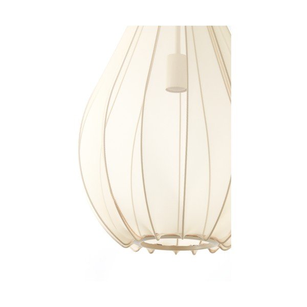Beżowa lampa wisząca z tekstylnym kloszem ø 38 cm Itela – Light & Living-image-2