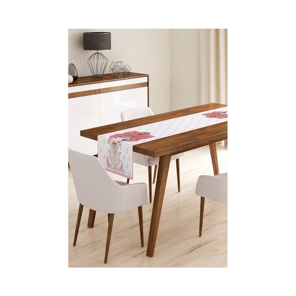 Bieżnik z mikrowłókna Minimalist Cushion Covers Cute Girl, 45x145 cm