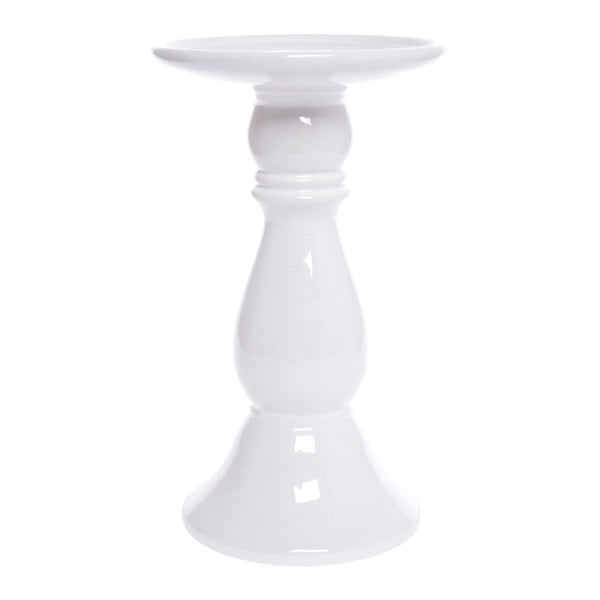 Biały świecznik ceramiczny Ewax Clasico
