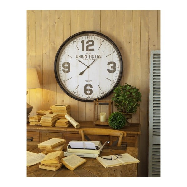 Zegar wiszący Orchidea Milano Wall Clock Living Dermo, ⌀ 90 cm