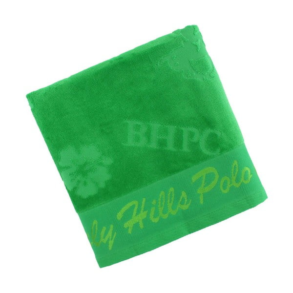 Ręcznik bawełniany BHPC Velvet 50x100 cm, zielony