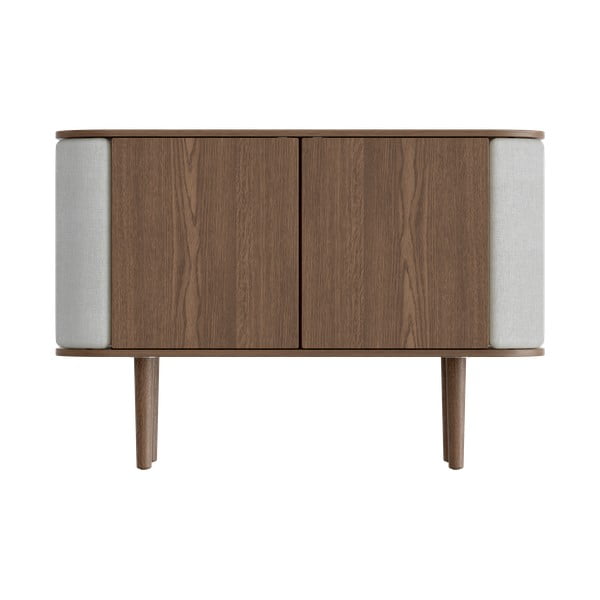 Szaro-brązowa niska komoda w dekorze dębu 109x75 cm Treasures – UMAGE-image-3