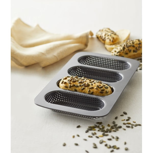 Stalowa forma do pieczenia bagietek 21,5x35 cm – Blomsterbergs-image-1