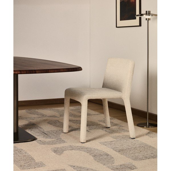 Beżowe tapicerowane krzesło sztaplowane Loria – Kave Home-image-2
