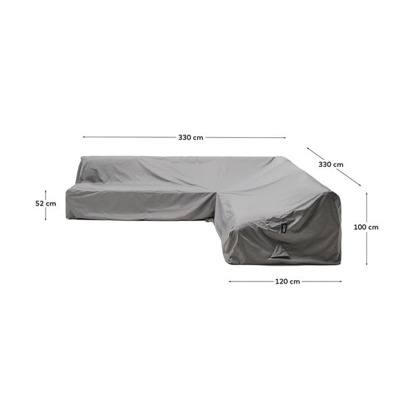 Pokrowiec na meble ogrodowe 330x330x100 cm Iria – Kave Home-image-4