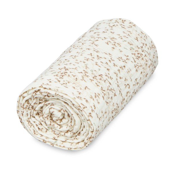 Kremowy koc dziecięcy z bawełny organicznej 100x100 cm Lierre – Cam Cam Copenhagen