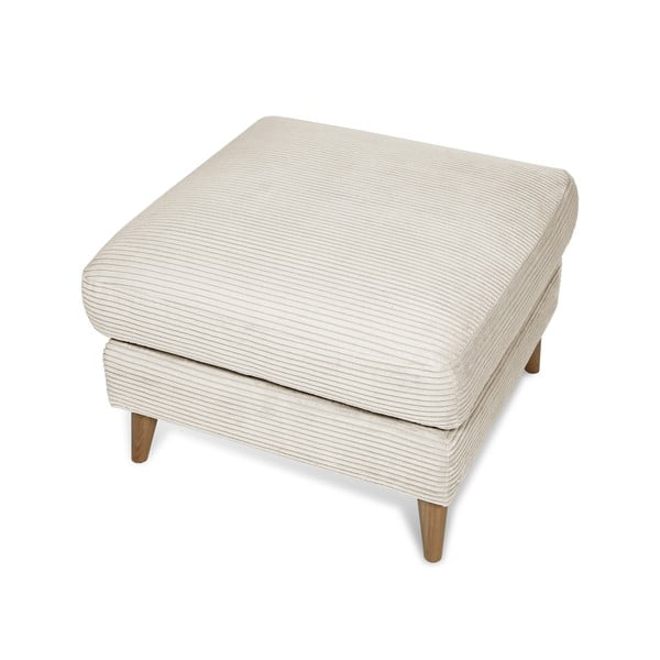 Biały sztruksowy podnóżek Paris – Scandic-image-3