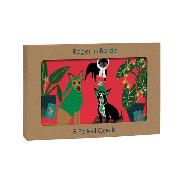 Kartki zestaw 8 szt. ze świątecznym motywem Cat and Dog Palais  – Roger la Borde-image-2