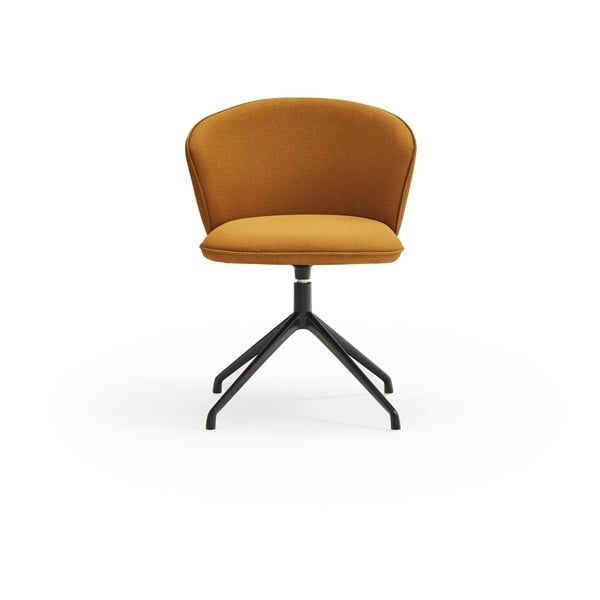 Musztardowe tapicerowane fotele jadalniane zestaw 2 szt. Add – Teulat-image-1