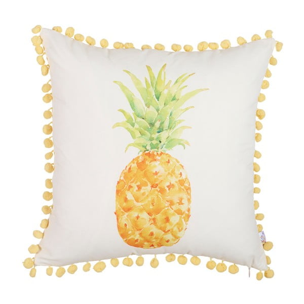 Poszewka na poduszkę Apolena Shiny Pineapple, 43x43 cm