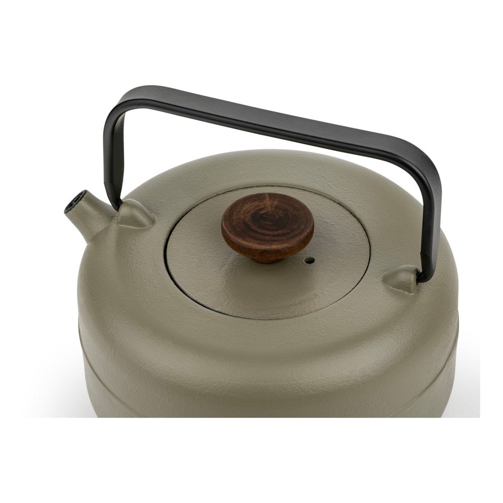 Żeliwny dzbanek do herbaty z sitkiem w kolorze khaki 750 ml Henan – Bredemeijer (zdjęcie 4)