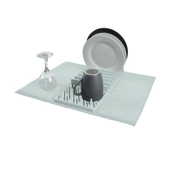 Jasnoniebieska plastikowa podkładka do naczyń 50x38 cm – Homéa-image-1