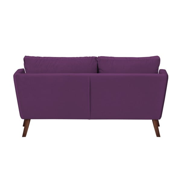 Ciemnofioletowa sofa 3-osobowa Mazzini Sofas Elena, z szezlongiem po prawej stronie-image-4