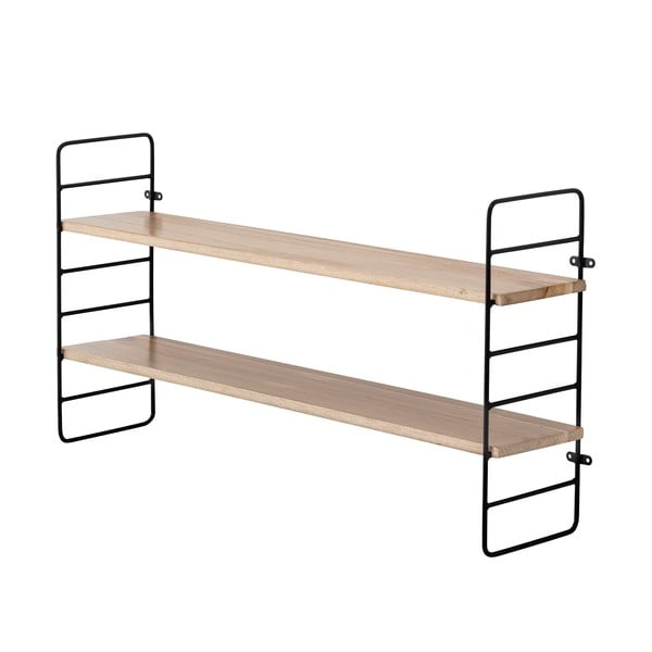Piętrowa półka z litego drewna paulownia North − Bloomingville-image-1