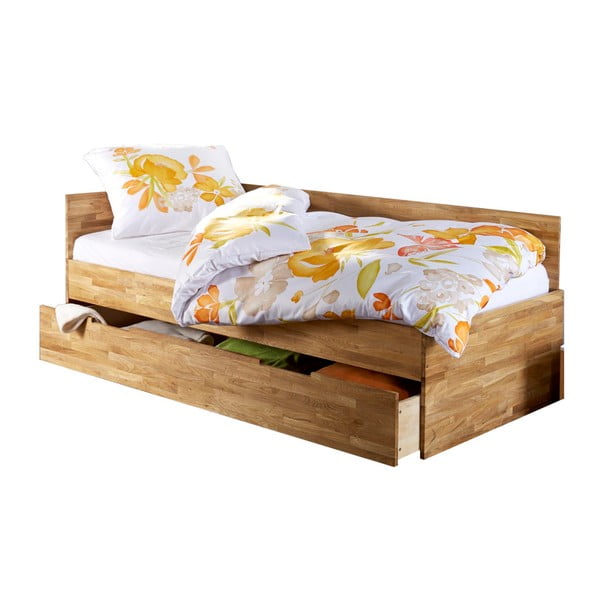Drewniane łóżko jednoosobowe 13Casa Adele, 90x200 cm