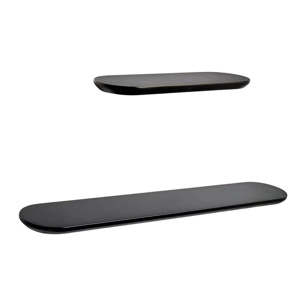 Czarne półki zestaw 2 szt. 55 cm Arely – Kave Home