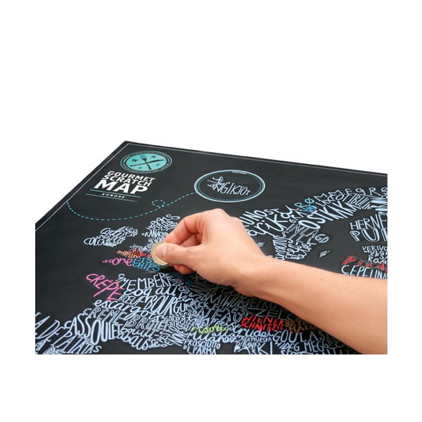 Mapa/zdrapka smakosza po Europie Luckies of London-image-2