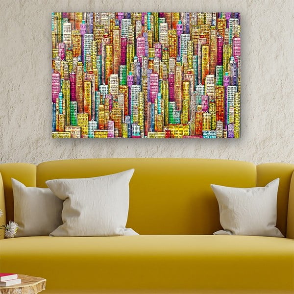 Szklany obraz 70x50 cm City – Wallity-image-1