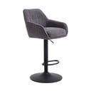 Szare hokery zestaw 2 szt. (wysokość siedziska 69 cm) Avola – Unique Furniture