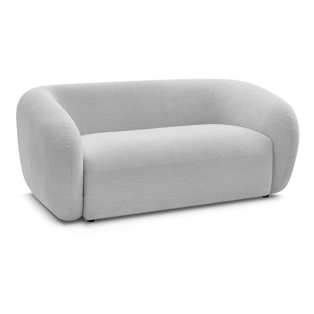 Jasnoszara sofa z tkaniny szenilowej 160 cm Celine – Bobochic Paris (zdjęcie 8)