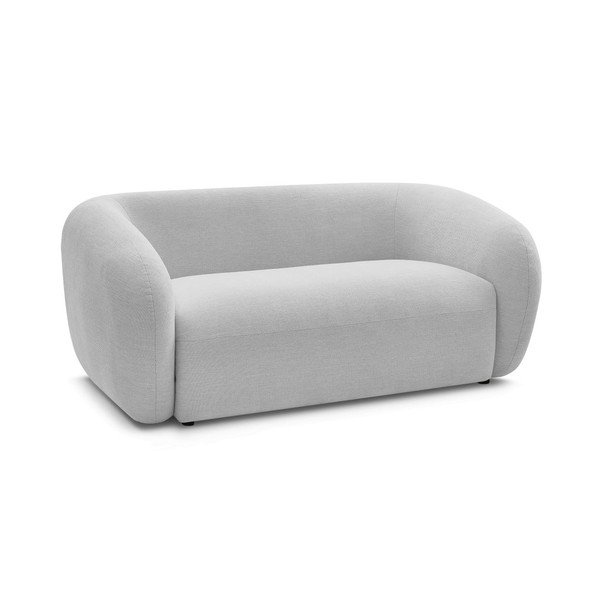 Jasnoszara sofa z tkaniny szenilowej 160 cm Celine – Bobochic Paris-image-2