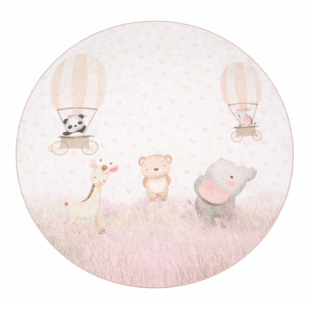 Dywan dziecięcy odpowiedni do prania ø150 cm Dainty Animals – Mila Home