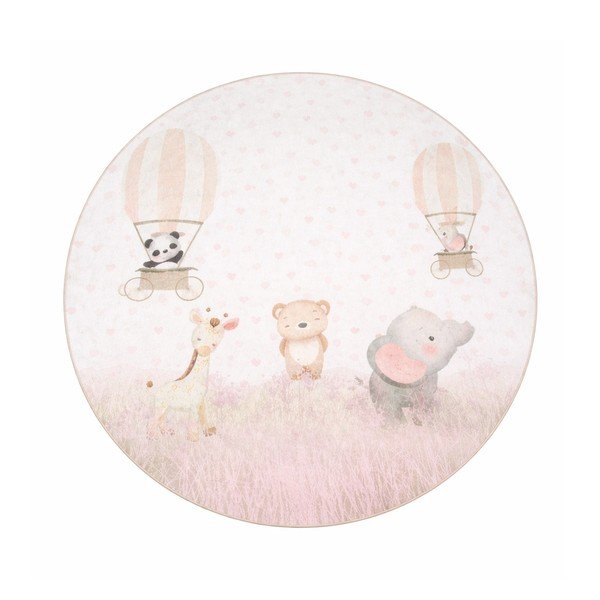 Dywan dziecięcy odpowiedni do prania ø120 cm Dainty Animals – Mila Home