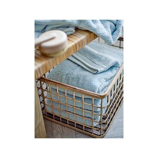 Jasnoniebieski ręcznik z bawełny organicznej frotte 50x100 cm Comfort – Södahl-image-1