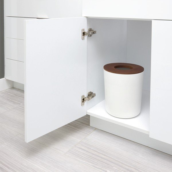 Biały kosz na śmieci iDesign Eco Vanity-image-4